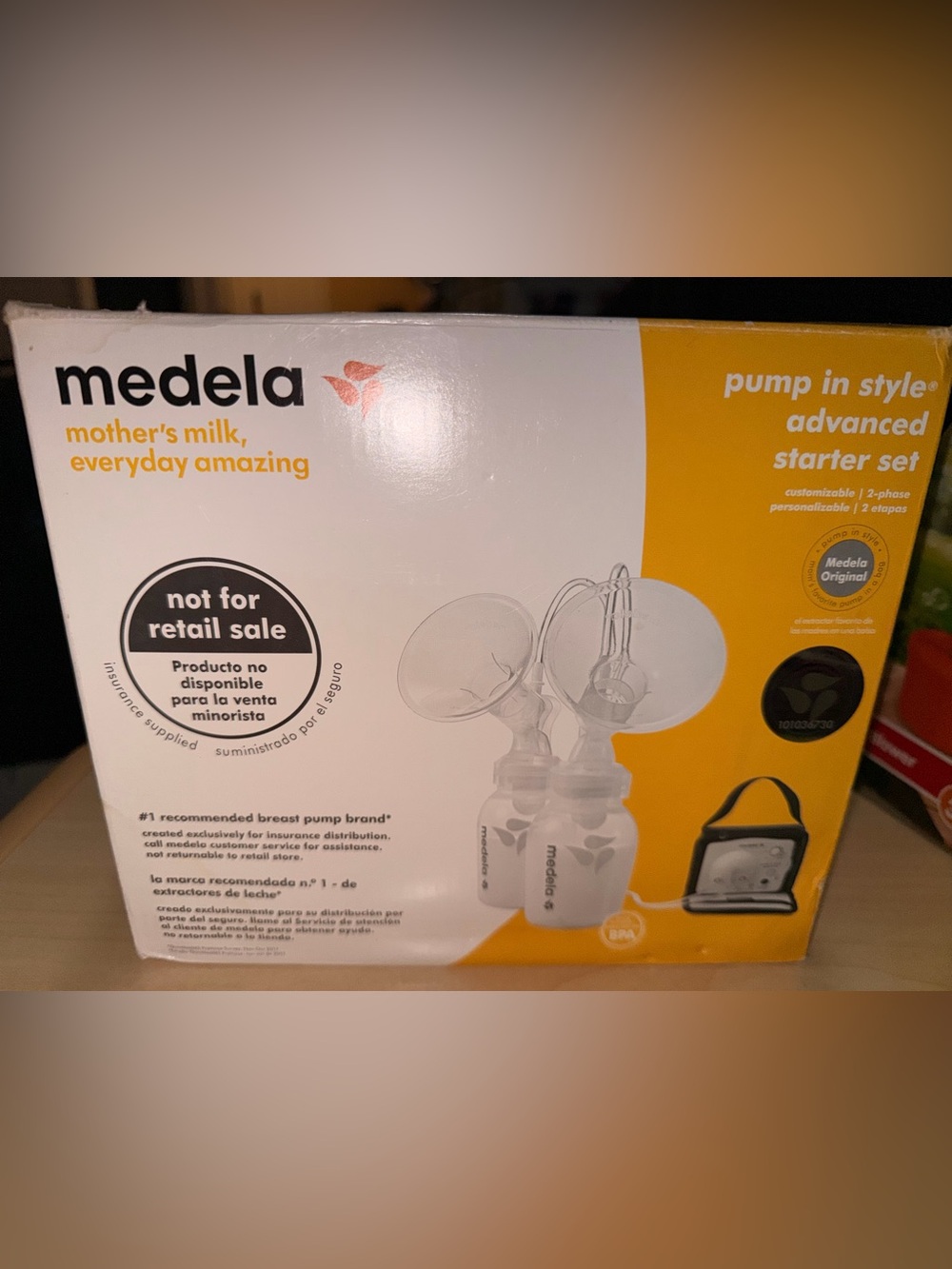 Medela Clear & White Double Electric Breast Pump Kit